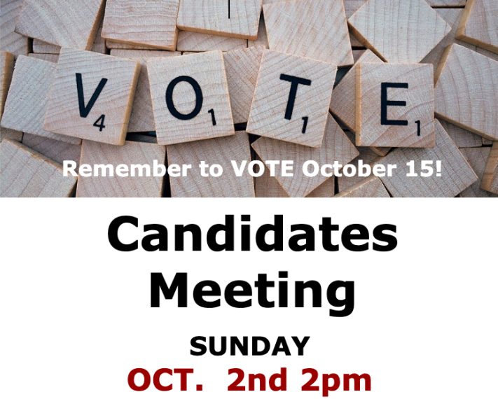 reminder to vote Oct 15 2022